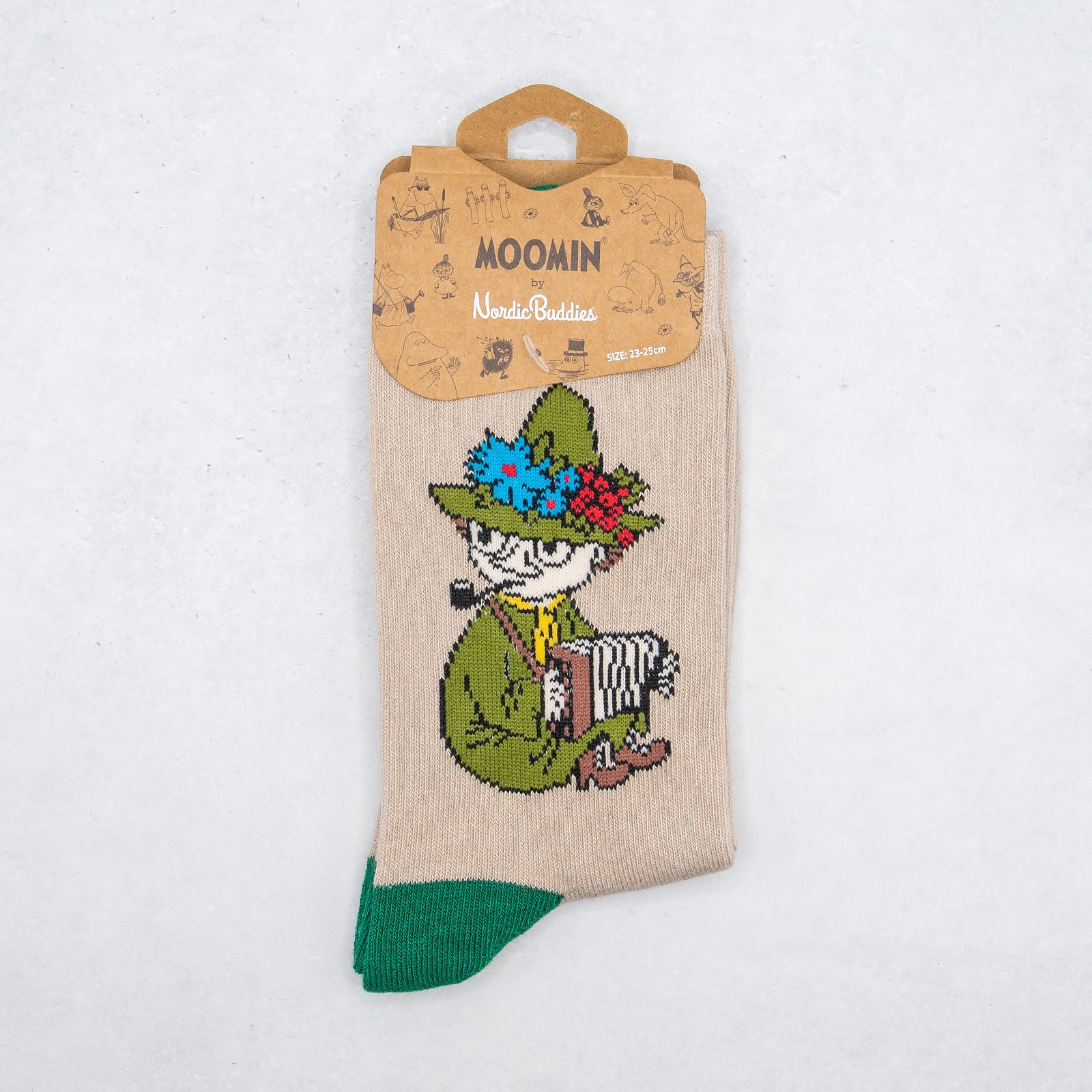Moomin/ムーミン 　レディース クラシック ソックス スナフキン 音楽 サイド