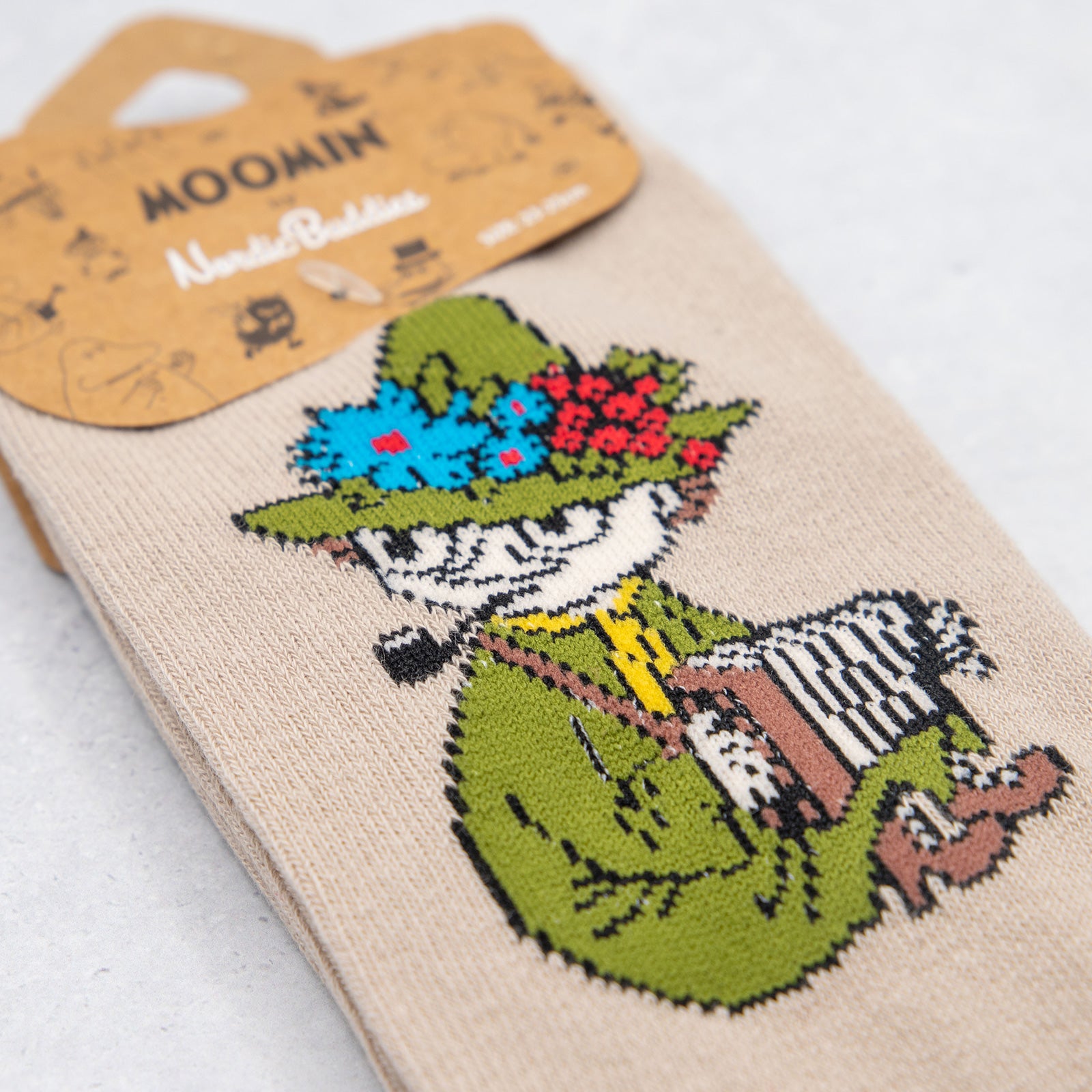 Moomin/ムーミン 　レディース クラシック ソックス スナフキン 音楽 サイド