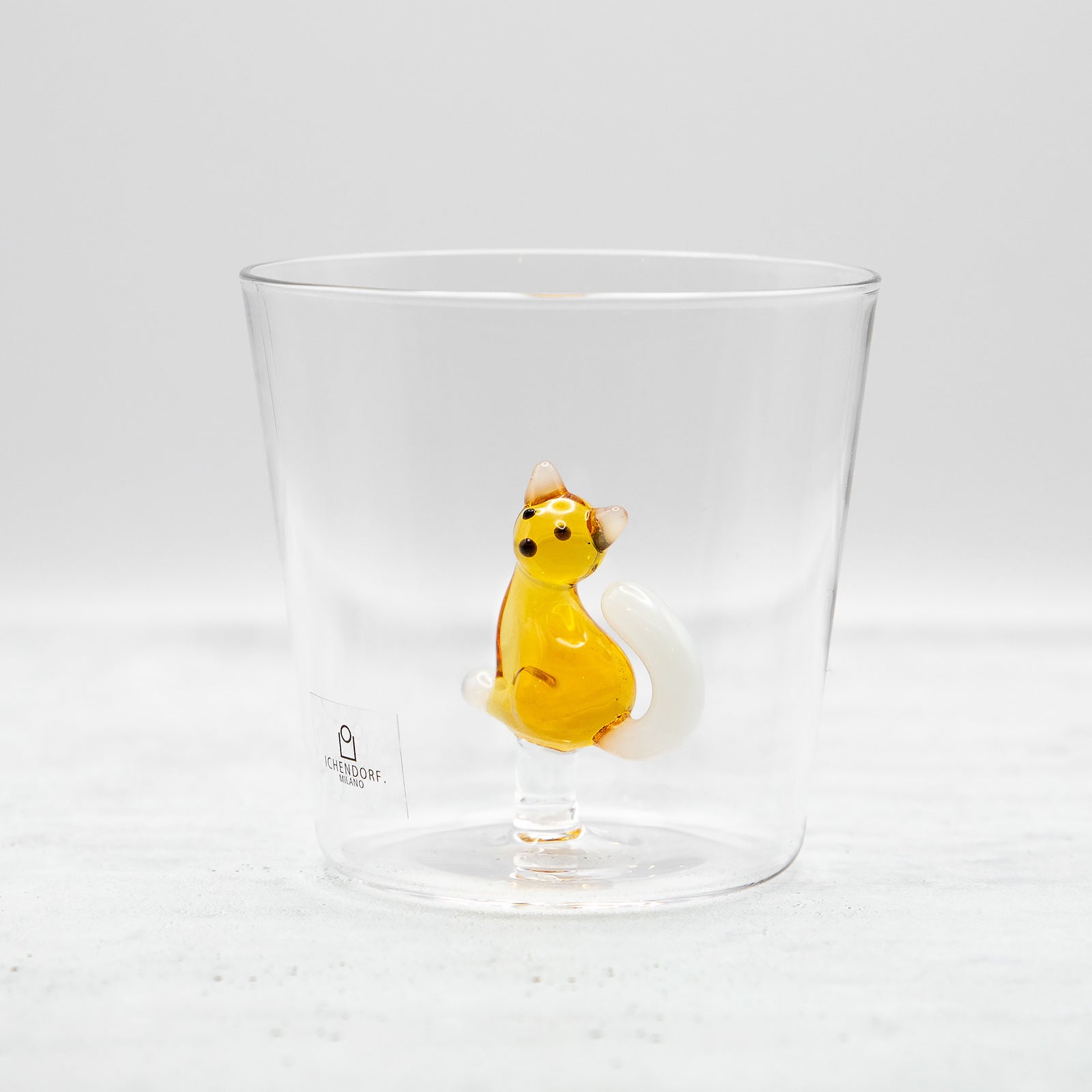 ICHENDORF MILANO/イッケンドルフミラノ　タンブラーグラス アンバーキャット ホワイトテール