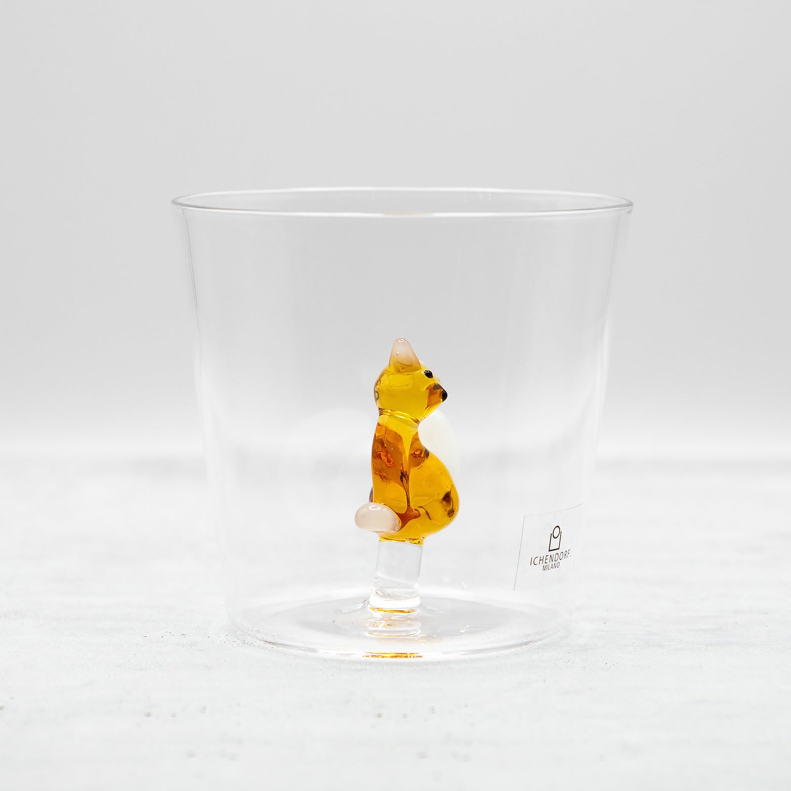 ICHENDORF MILANO/イッケンドルフミラノ　タンブラーグラス アンバーキャット ホワイトテール