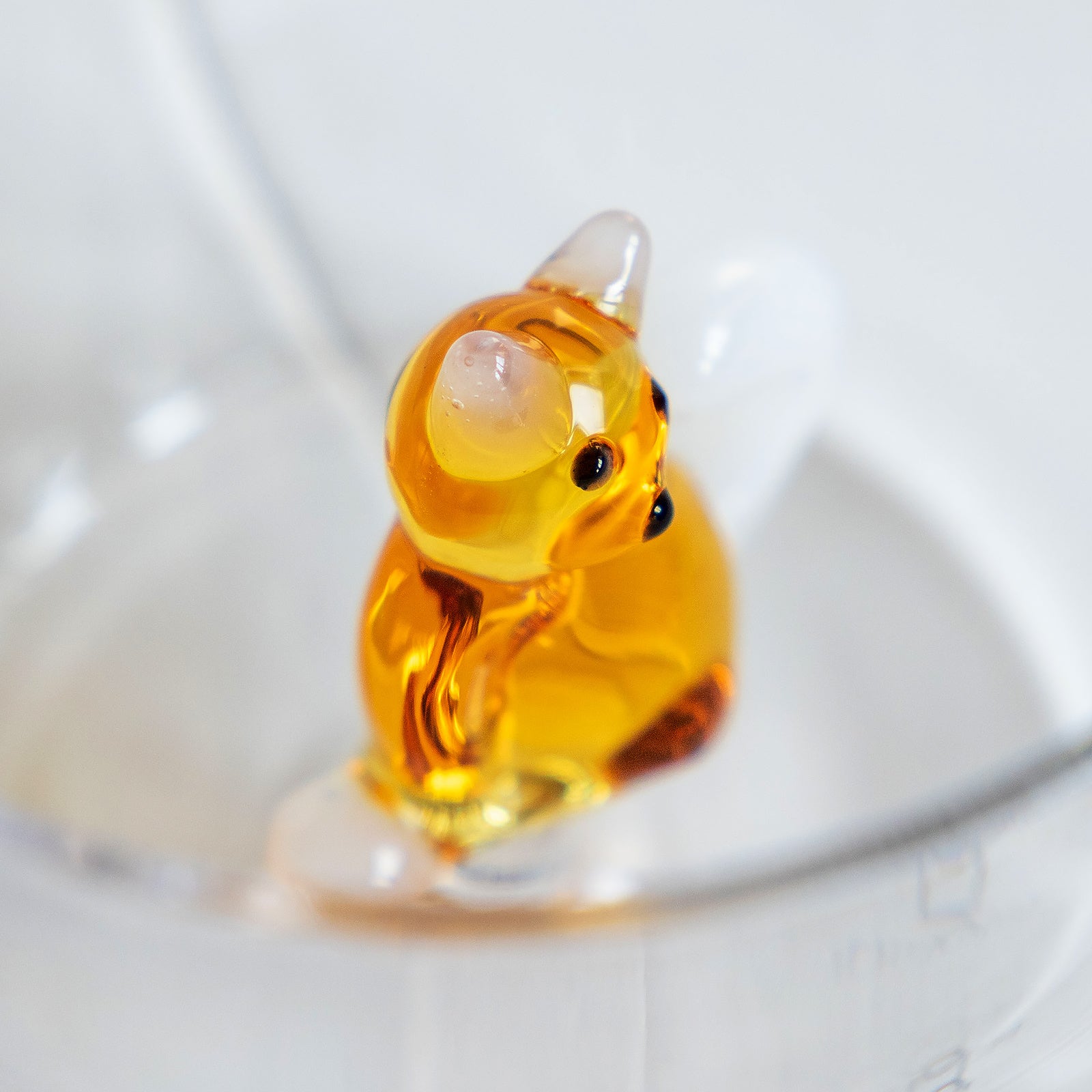 ICHENDORF MILANO/イッケンドルフミラノ　タンブラーグラス アンバーキャット ホワイトテール