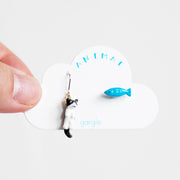 gargle/ガーグル　つままれ猫 ピアス