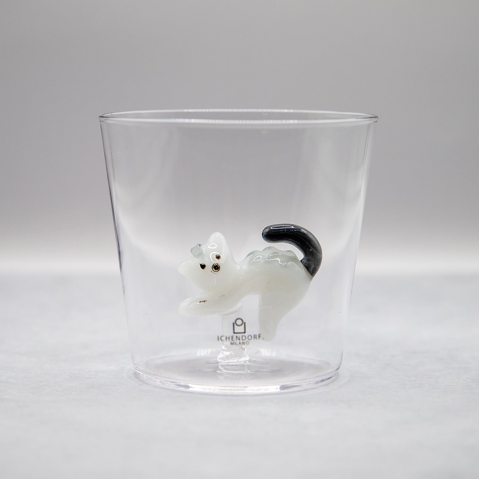 ICHENDORF MILANO/イッケンドルフミラノ　タンブラーグラス ホワイトキャット グレイテイル