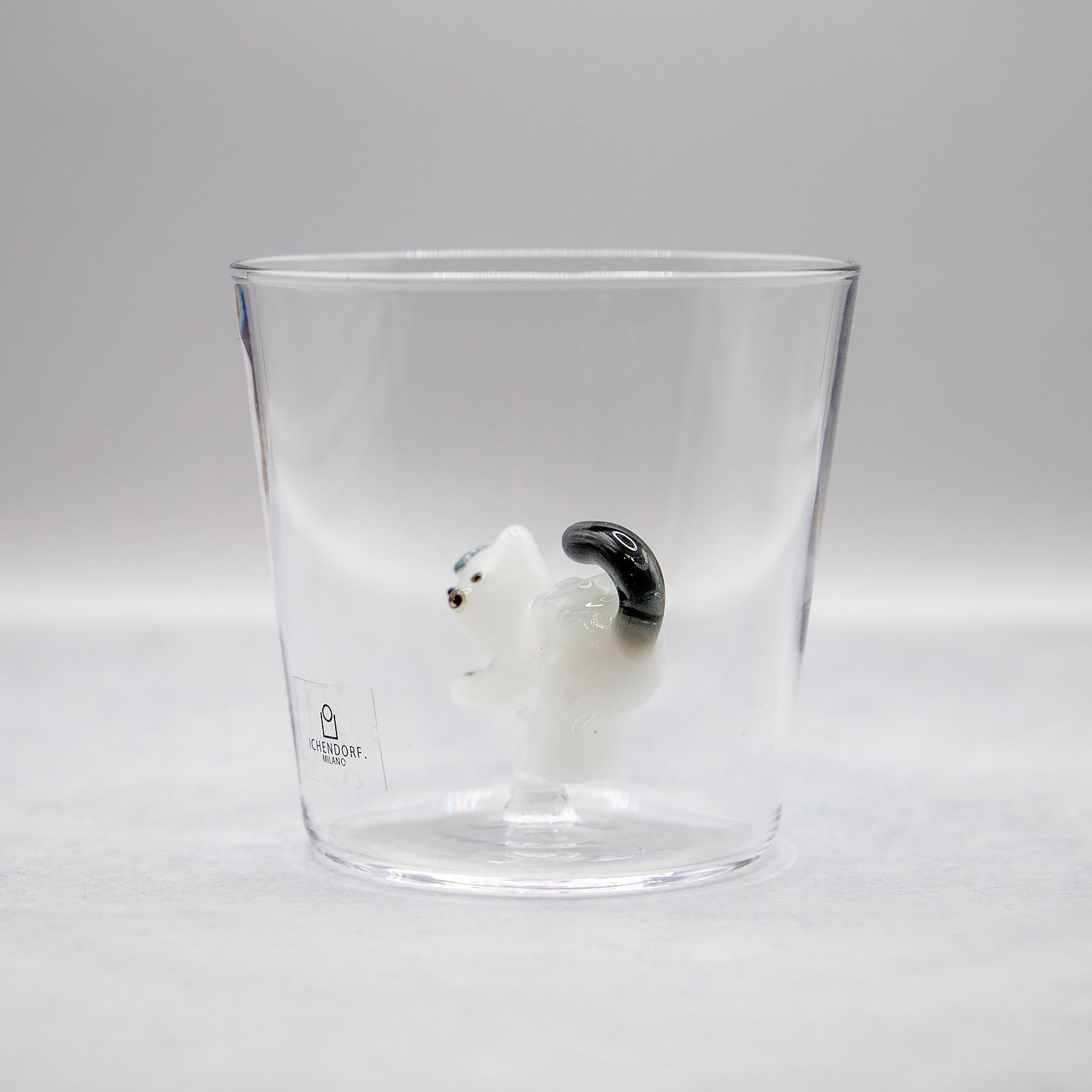 ICHENDORF MILANO/イッケンドルフミラノ　タンブラーグラス ホワイトキャット グレイテイル