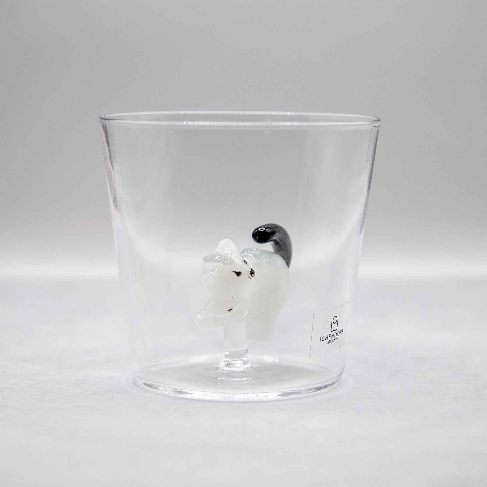 ICHENDORF MILANO/イッケンドルフミラノ　タンブラーグラス ホワイトキャット グレイテイル