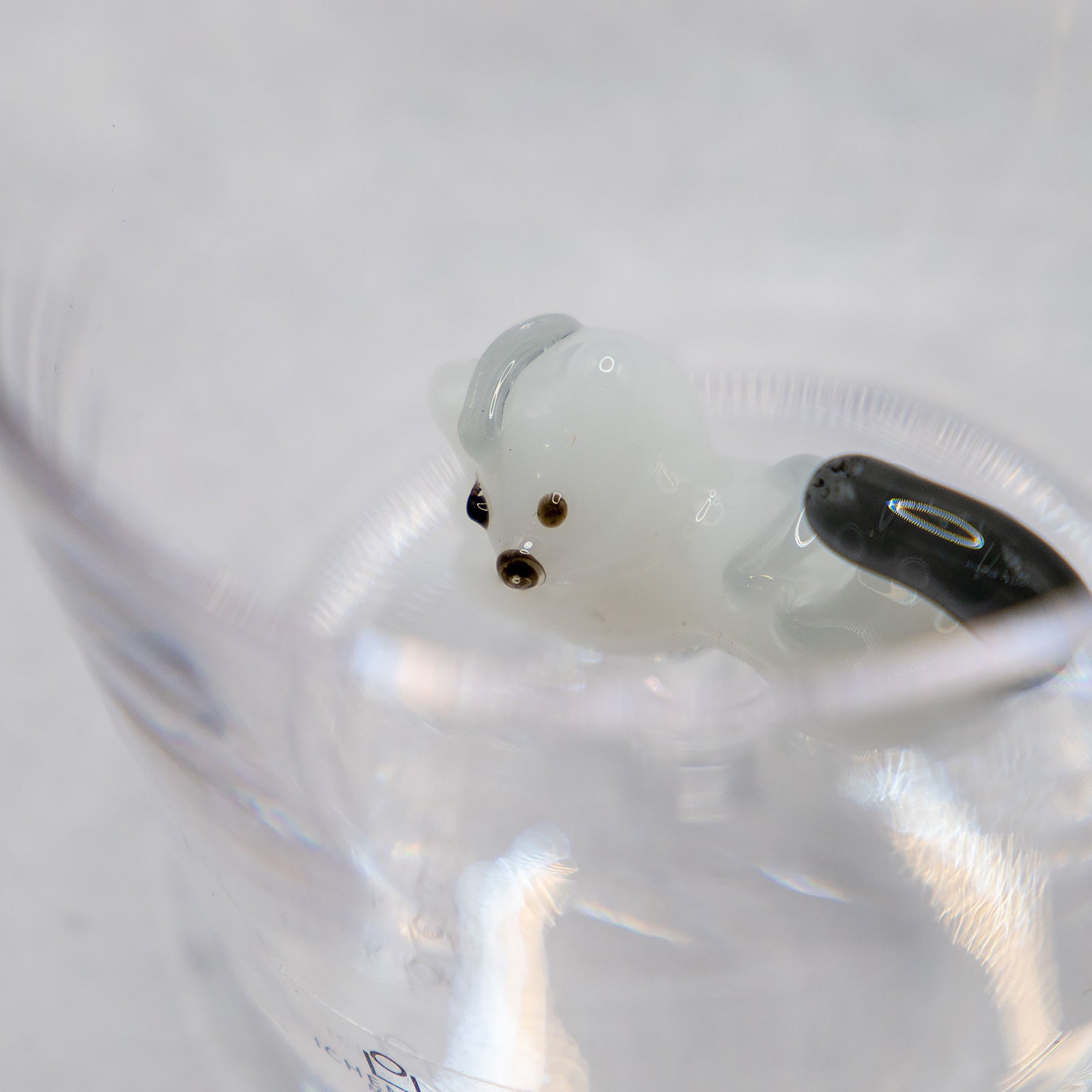 ICHENDORF MILANO/イッケンドルフミラノ　タンブラーグラス ホワイトキャット グレイテイル