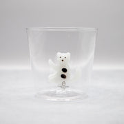 ICHENDORF MILANO/イッケンドルフミラノ　タンブラーグラス ホワイトキャット黒ブチ