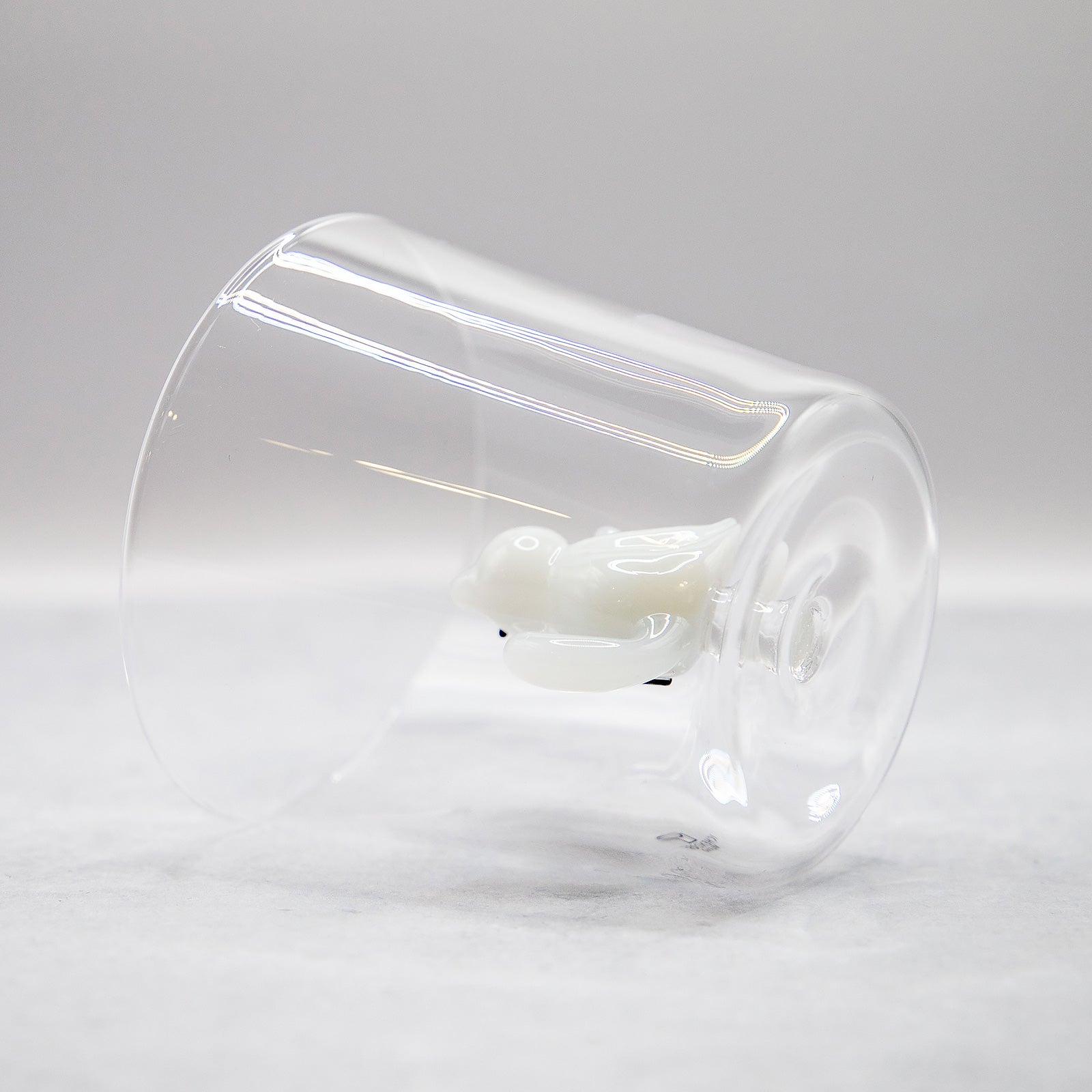 ICHENDORF MILANO/イッケンドルフミラノ　タンブラーグラス ホワイトキャット黒ブチ