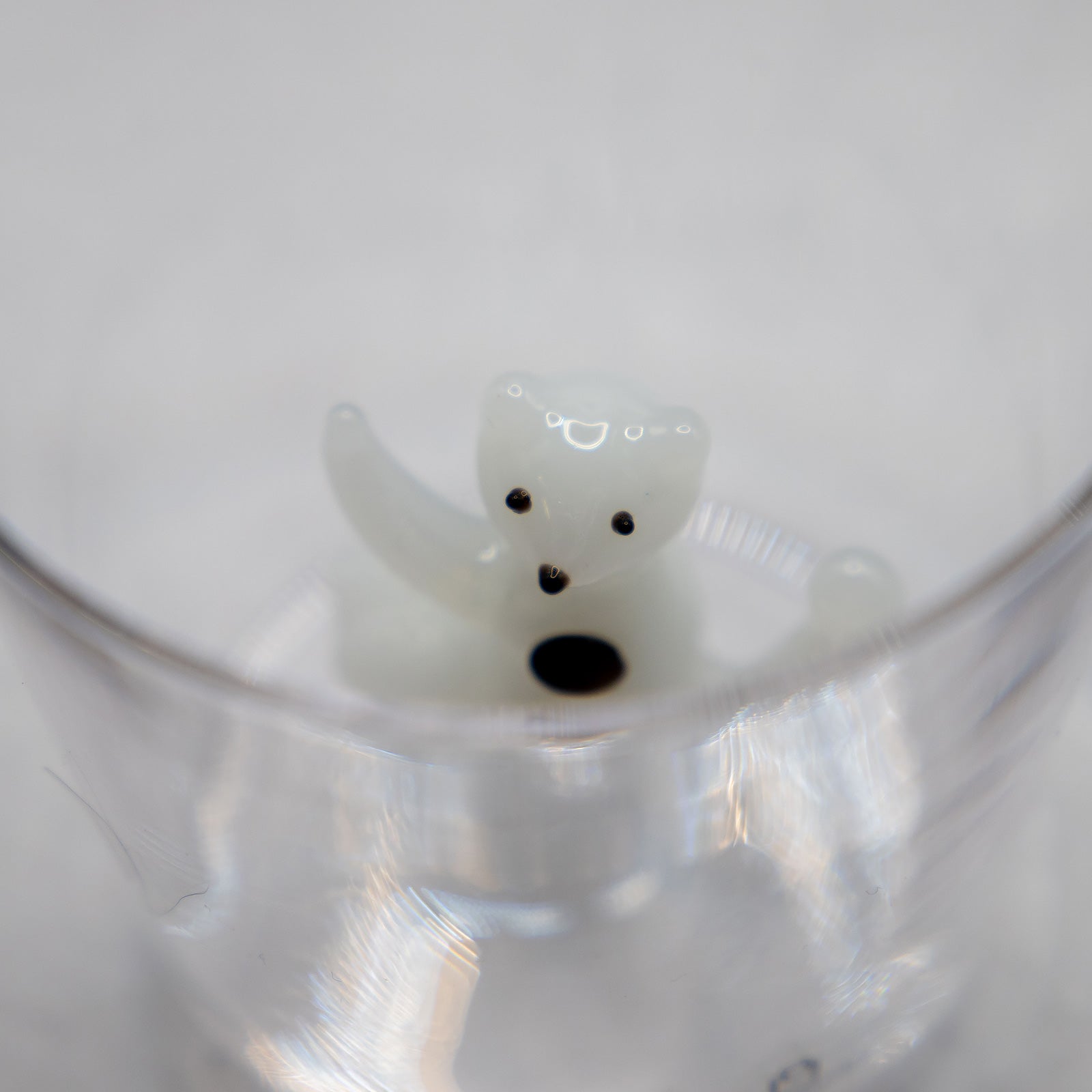 ICHENDORF MILANO/イッケンドルフミラノ　タンブラーグラス ホワイトキャット黒ブチ