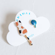 gargle/ガーグル　ネコと毛糸 ピアス