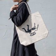 ニコノマニマニ雑貨店　トートバッグ A4 帆布 オリジナル  転倒