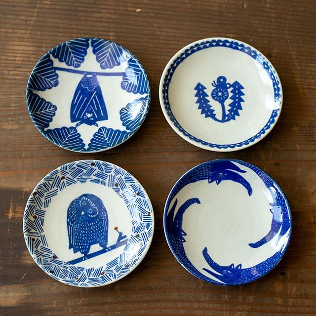 KATA KATA/カタカタ　倉敷意匠計画室　印判手 小皿 (群れ)