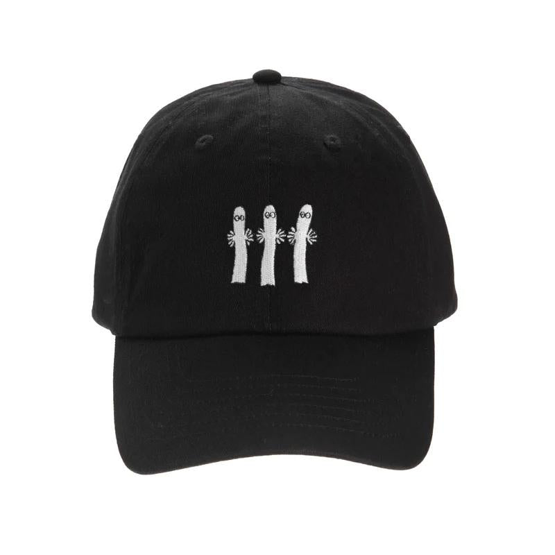 Moomin/ムーミン 　ニョロニョロ ダディ キャップ 黒