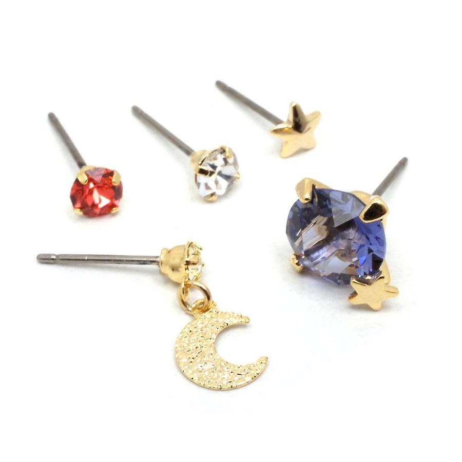 gargle/ガーグル　ストーンセット ピアス