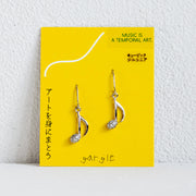 gargle/ガーグル　キラキラ音符 ピアス