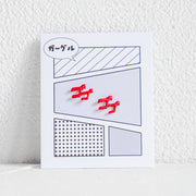 gargle/ガーグル　ミニオノマトペ ゴゴ ピアス