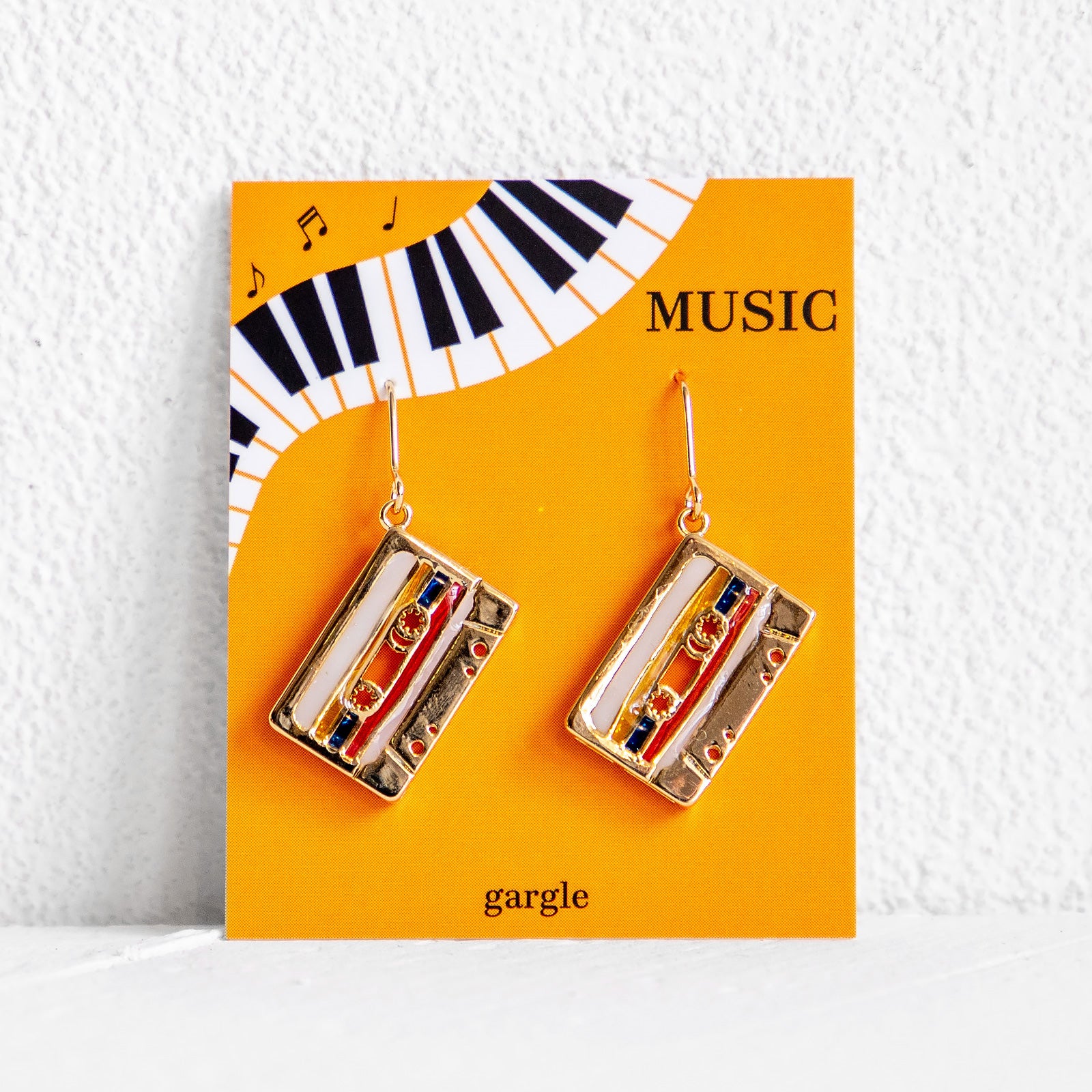 gargle/ガーグル　カセットテープ ピアス