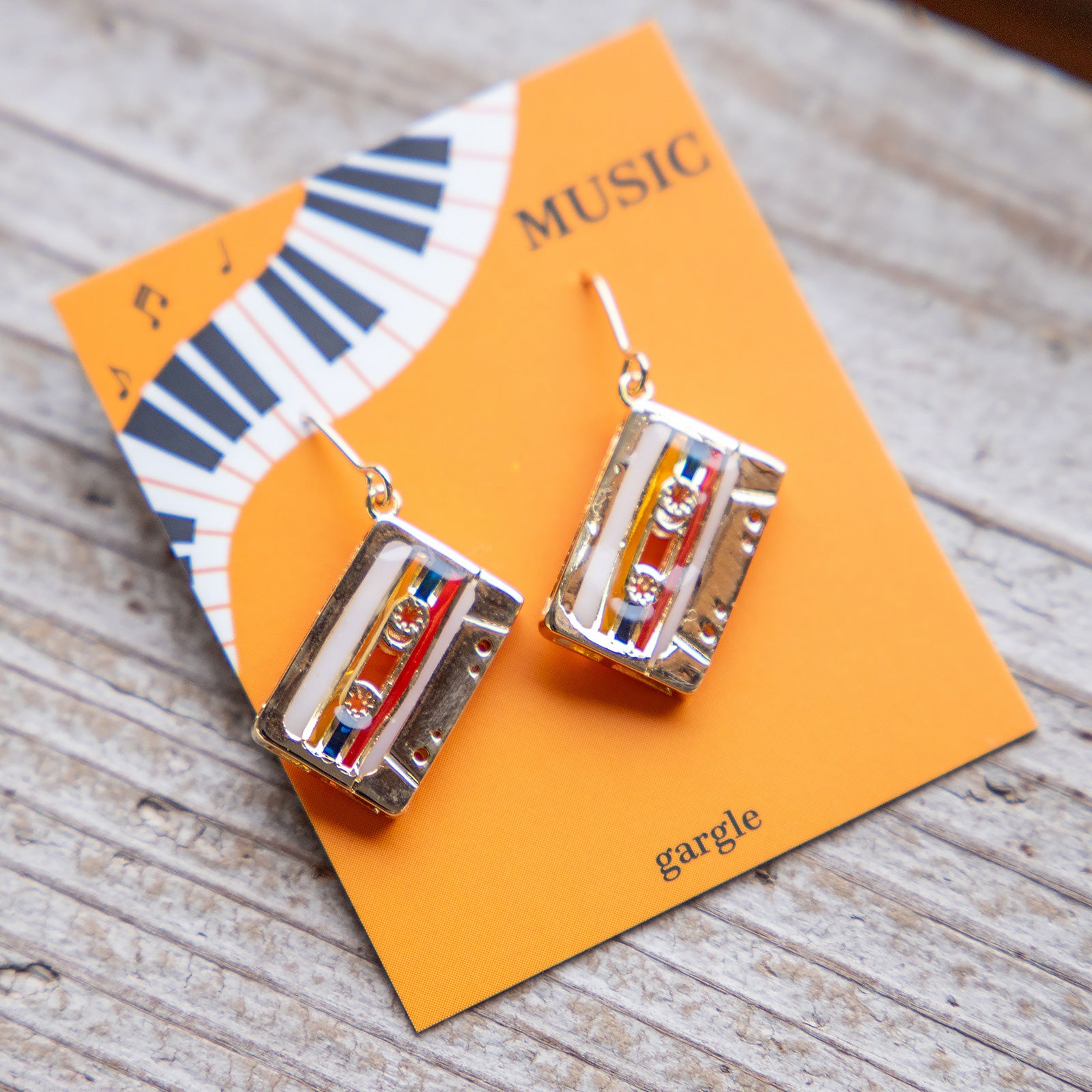 gargle/ガーグル　カセットテープ ピアス
