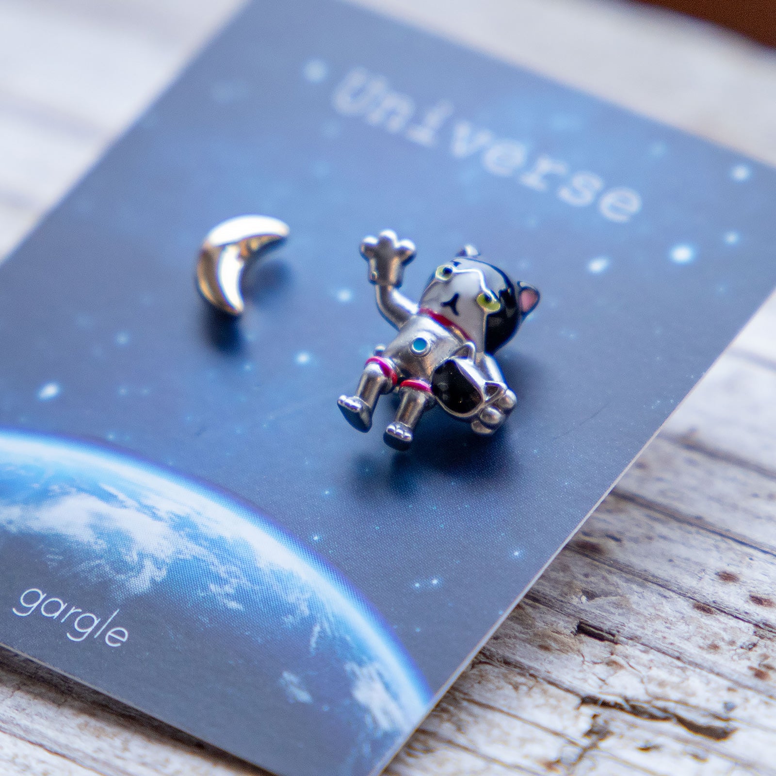 gargle/ガーグル　ニャンコ飛行士 ピアス