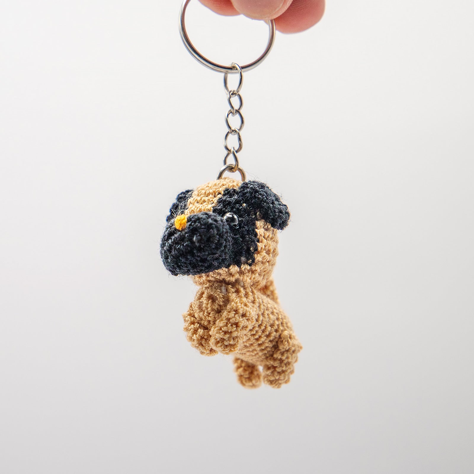 あみぐるみ キーホルダー パグ 犬