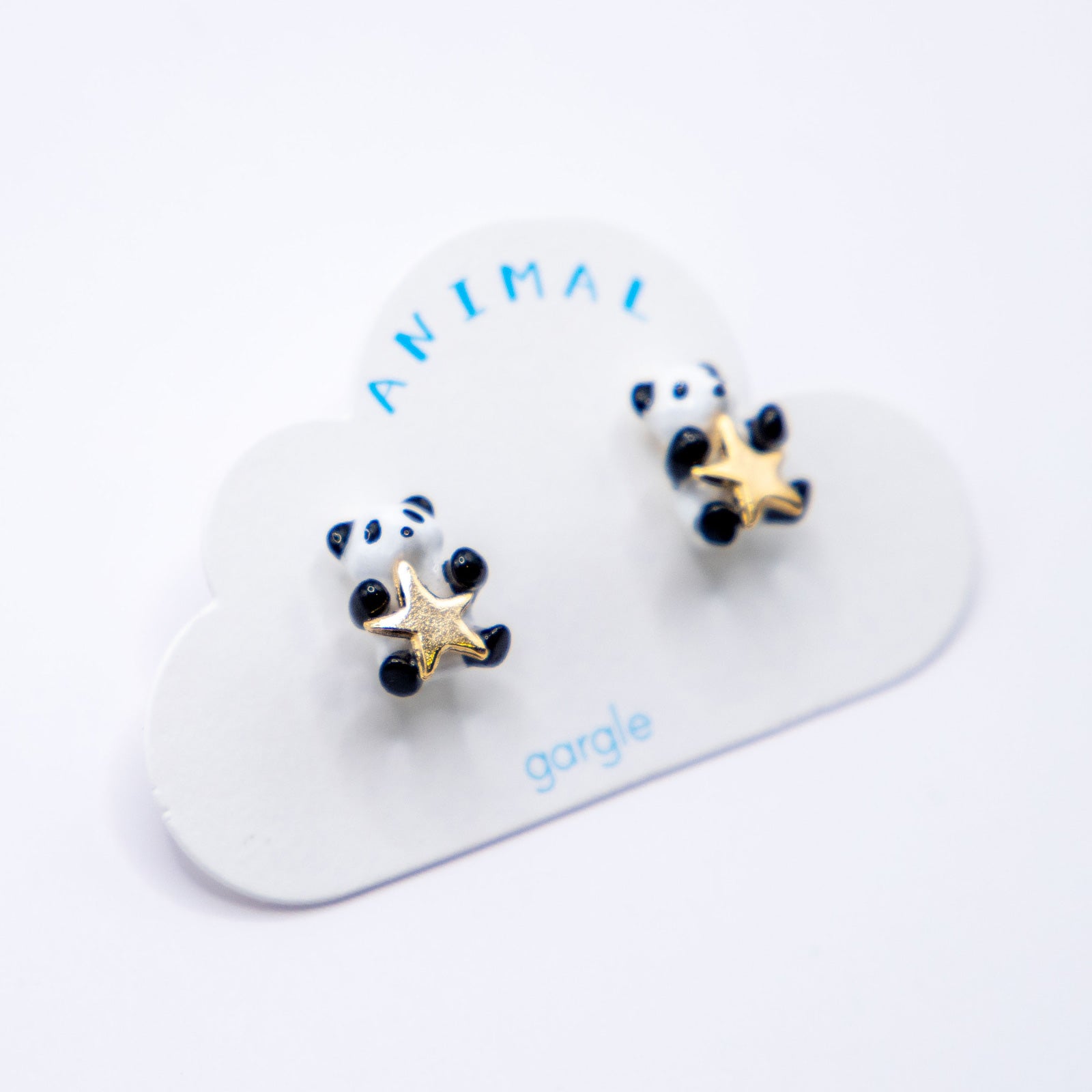 gargle/ガーグル　星のパンダ ピアス