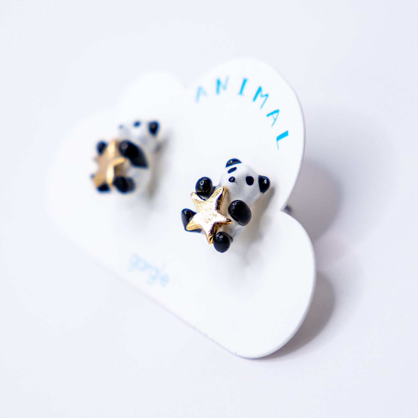 gargle/ガーグル　星のパンダ ピアス