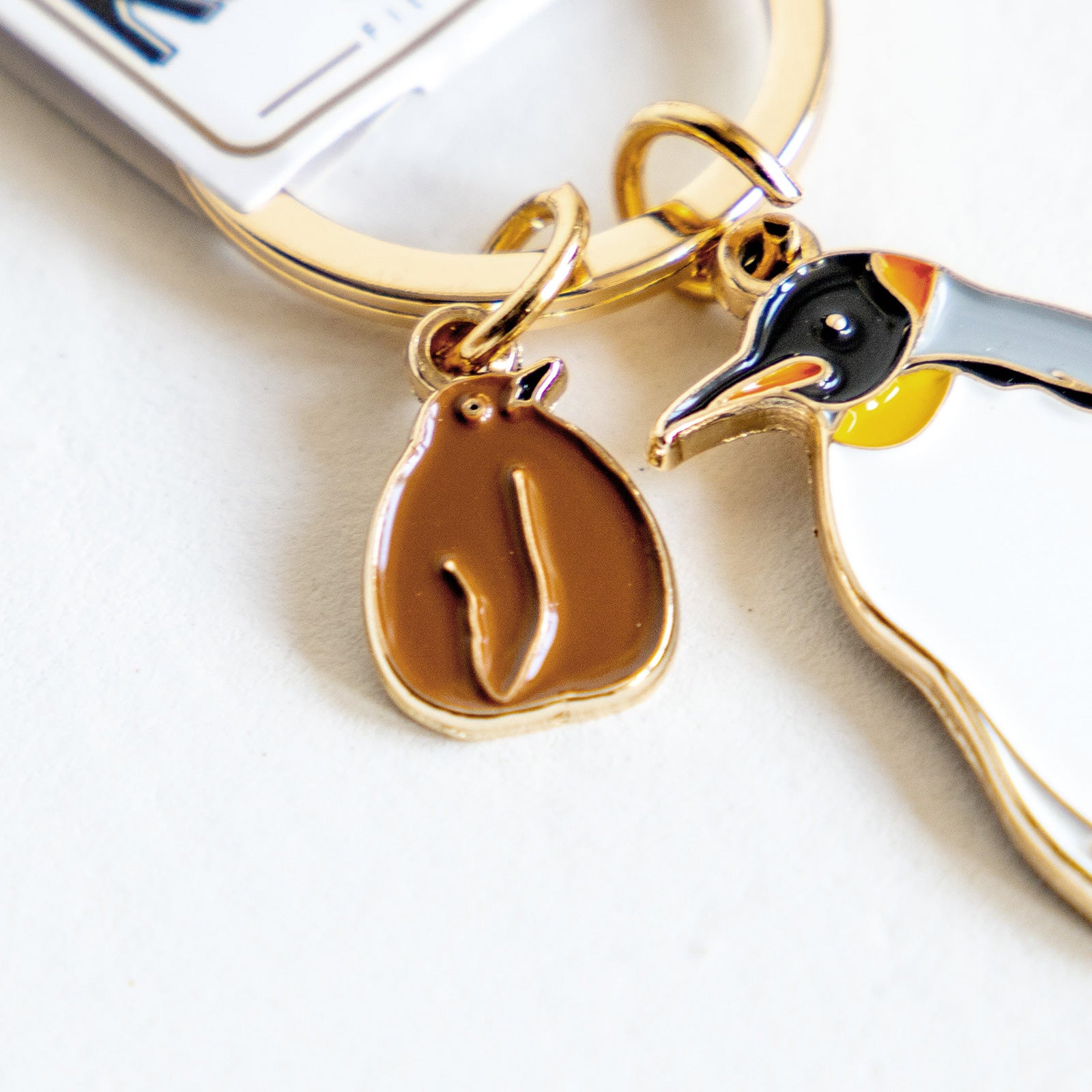 キーホルダー　アクアチックキーリング キングペンギン