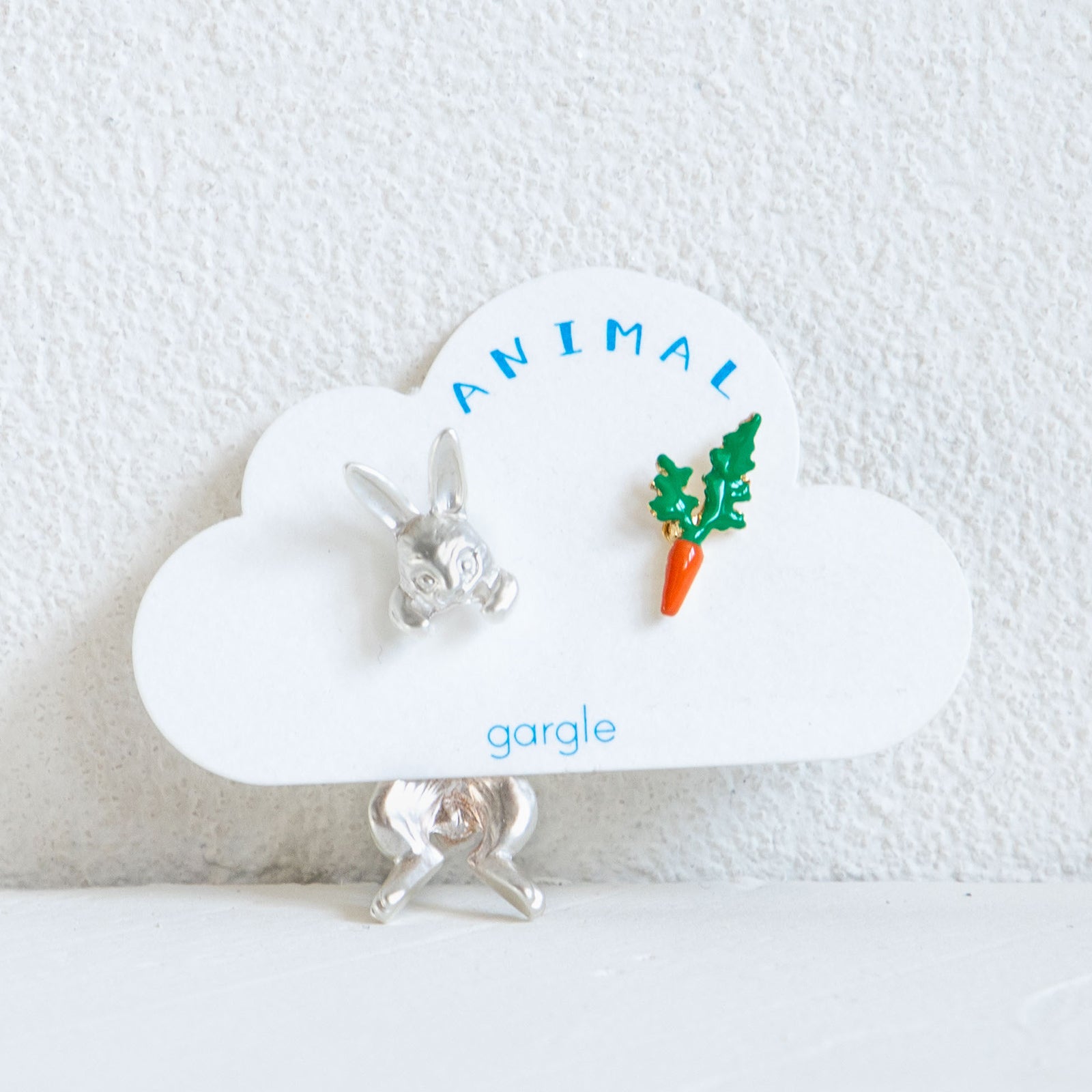 gargle/ガーグル　ぶらぶらアニマル ウサギ ピアス
