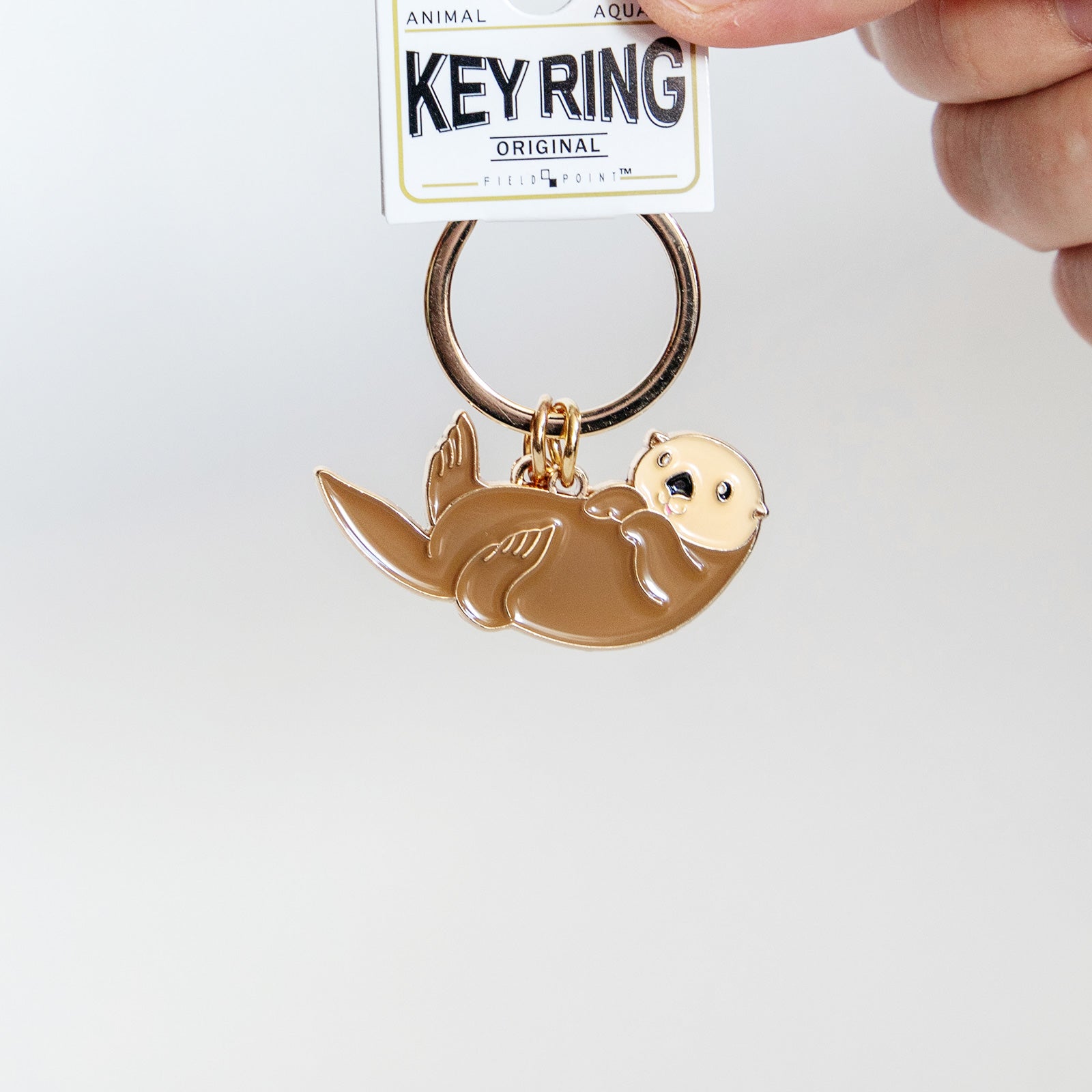 キーホルダー　アクアチックキーリング ラッコ