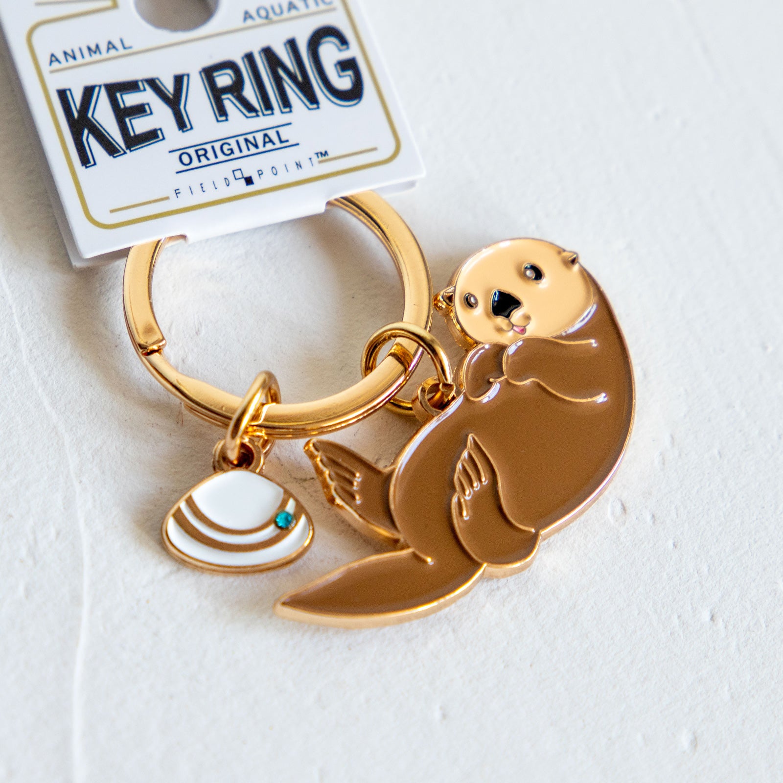 キーホルダー　アクアチックキーリング ラッコ