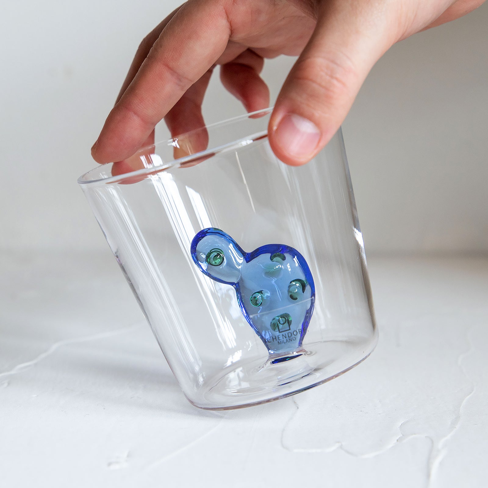 ICHENDORF MILANO/イッケンドルフミラノ　タンブラーグラス カクタス ブルー