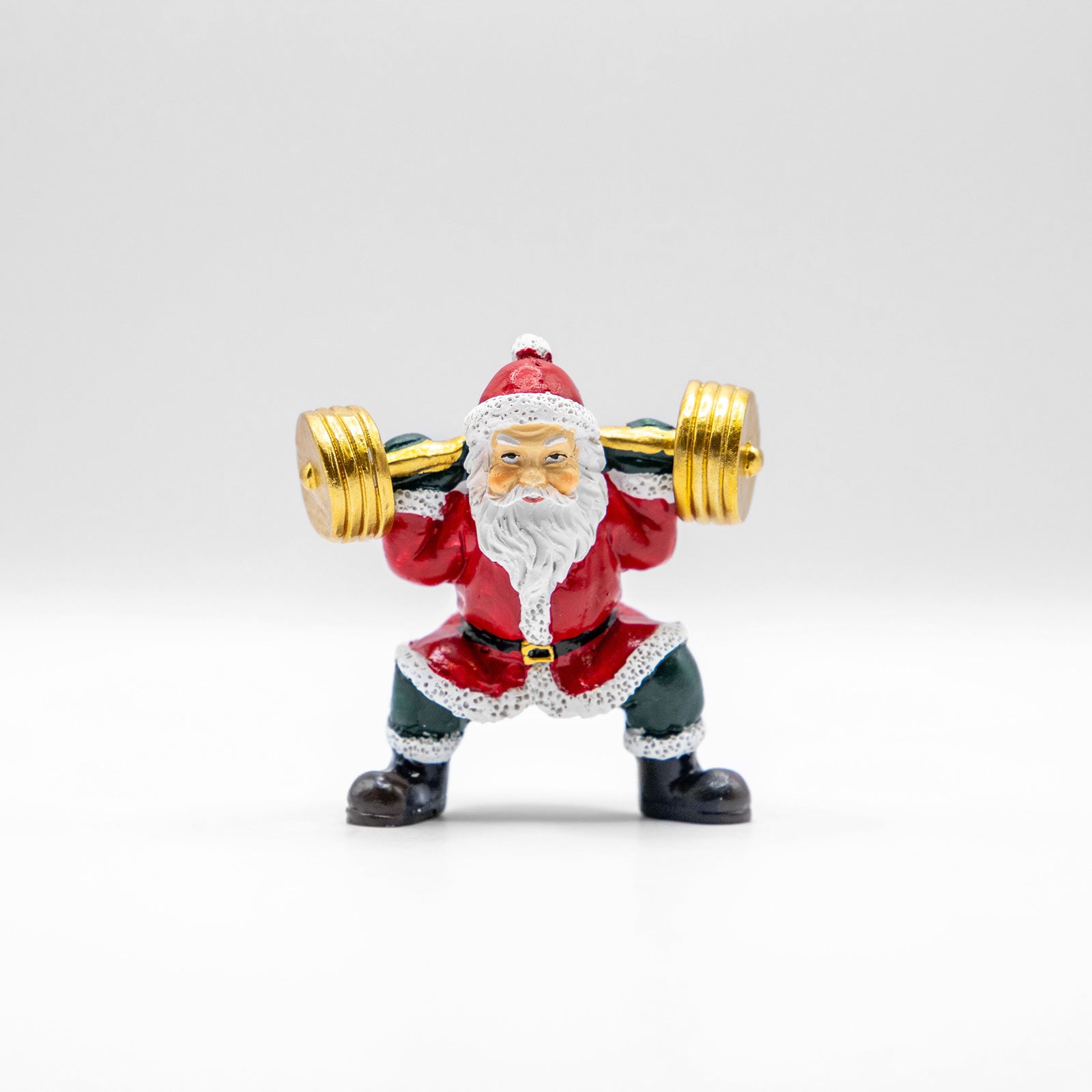 クリスマスドール　スポーツサンタ バーベル