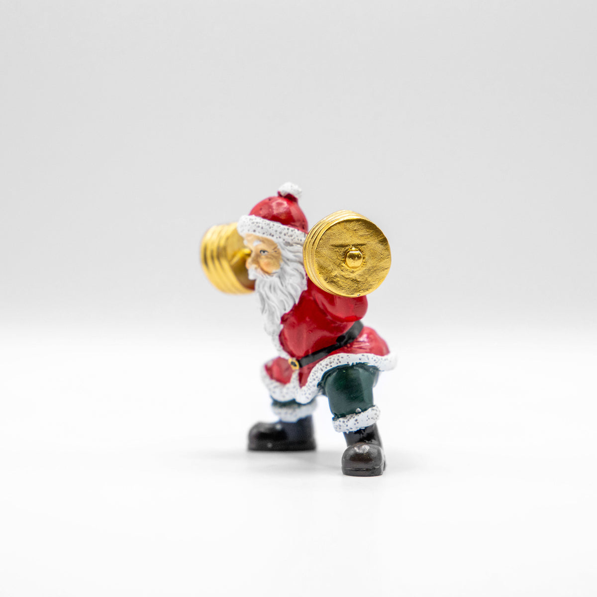 クリスマスドール　スポーツサンタ バーベル