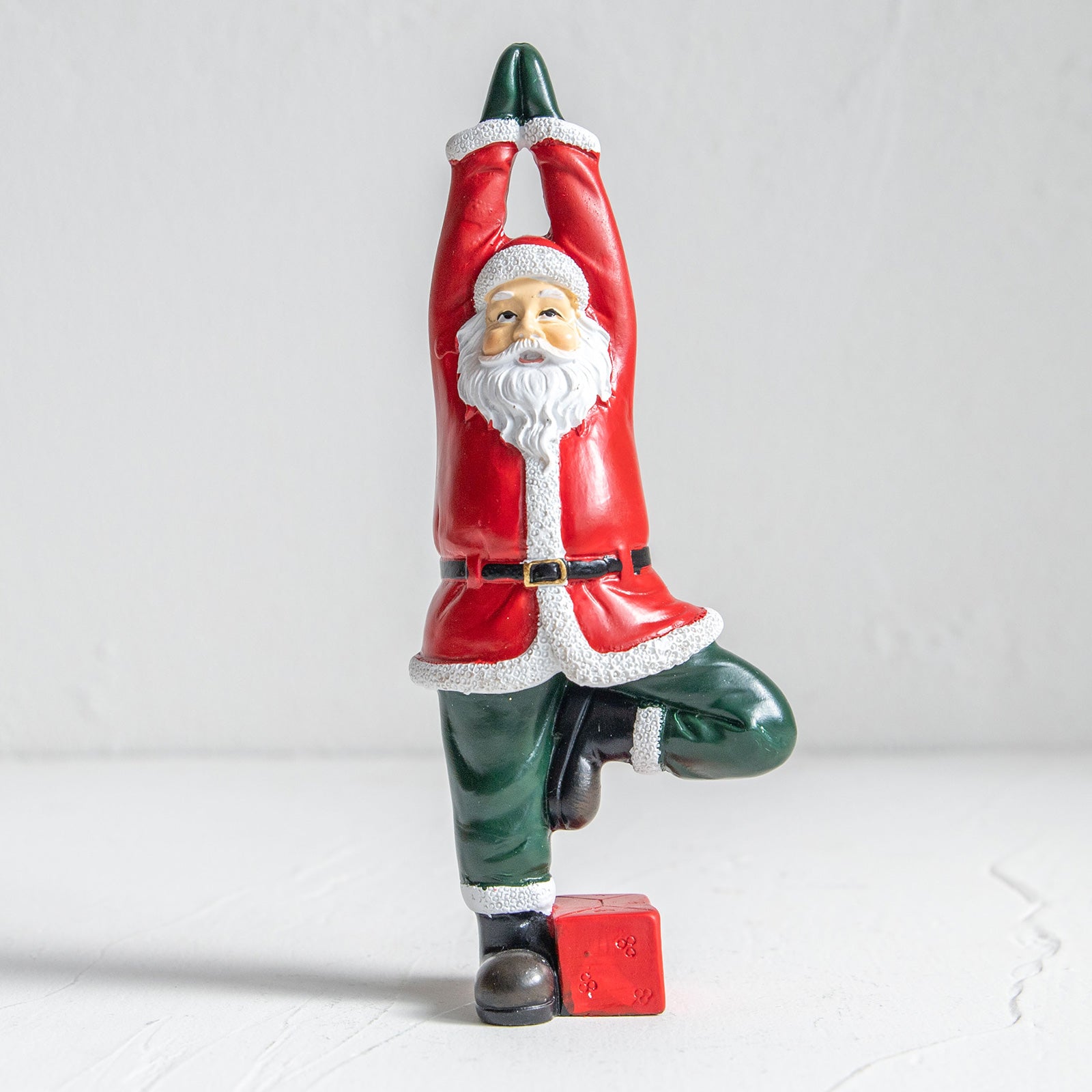 クリスマスドール　ヨガサンタ ポーズE