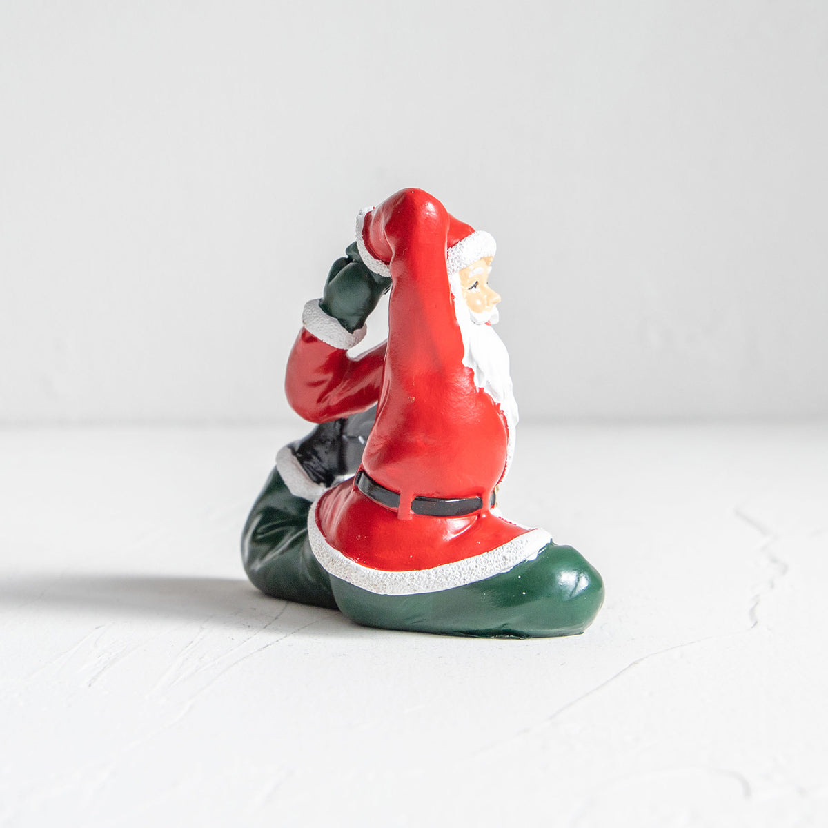 クリスマスドール　ヨガサンタ ポーズF