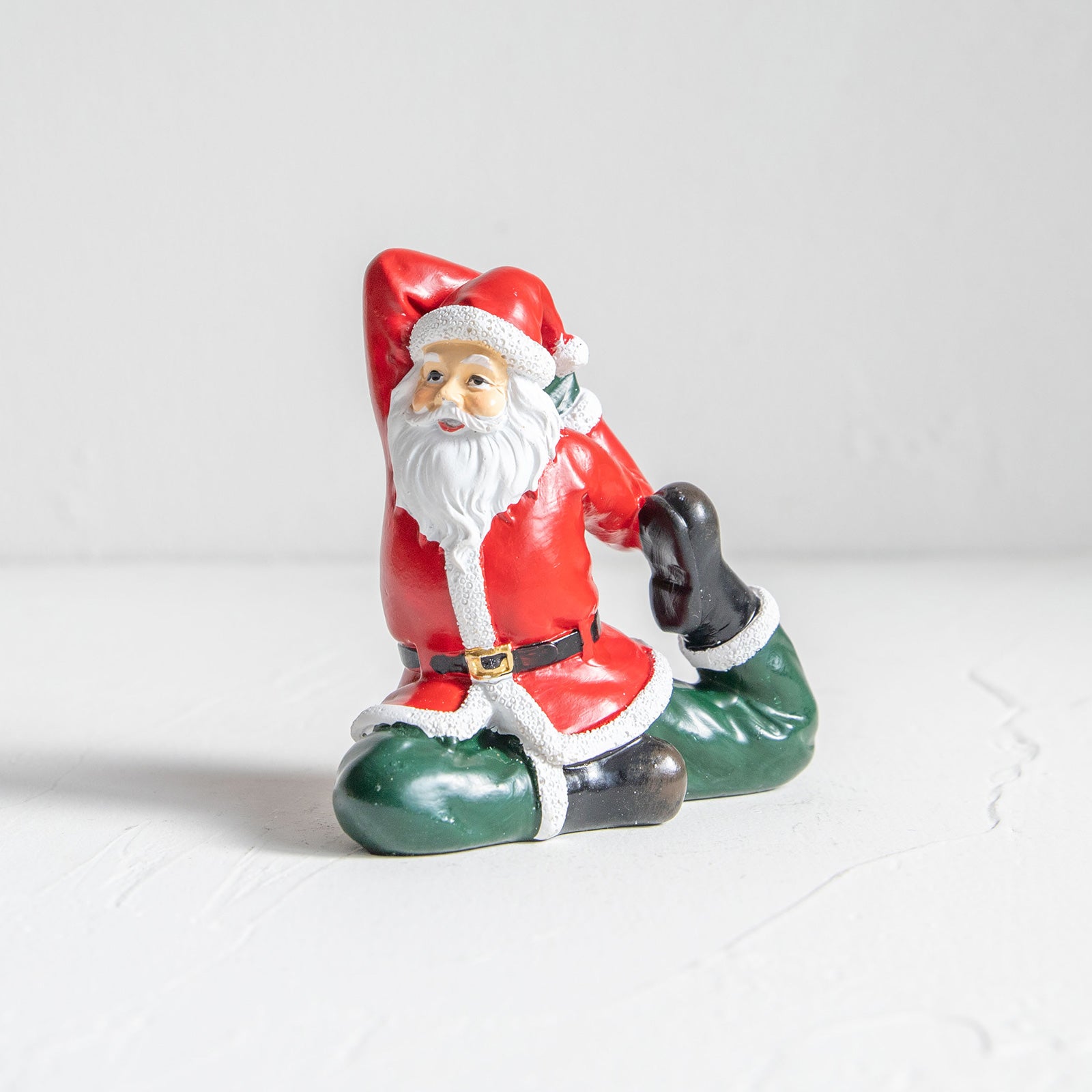 クリスマスドール　ヨガサンタ ポーズF