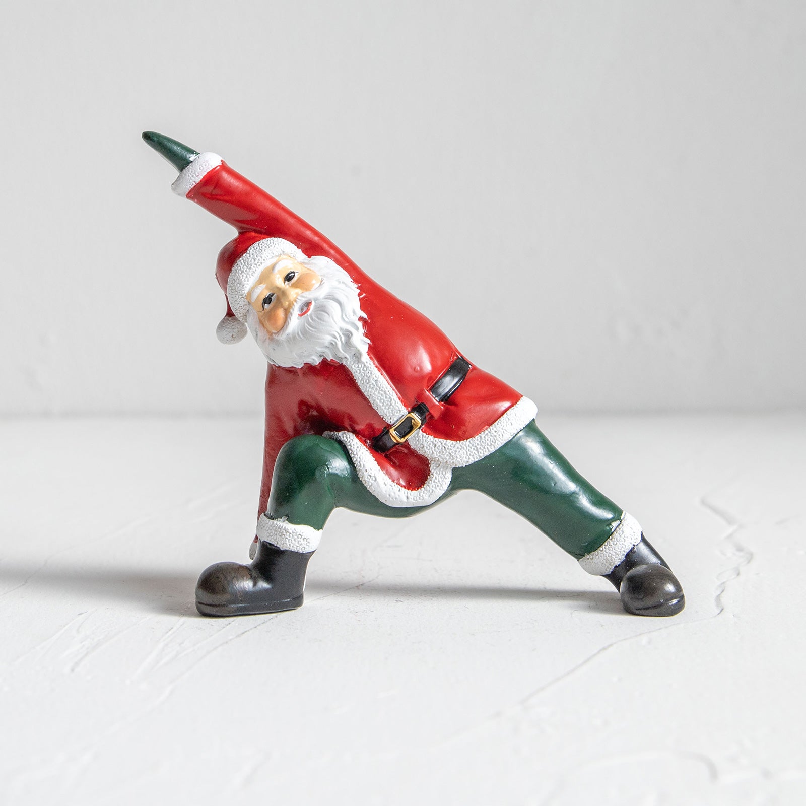 クリスマスドール　ヨガサンタ ポーズJ