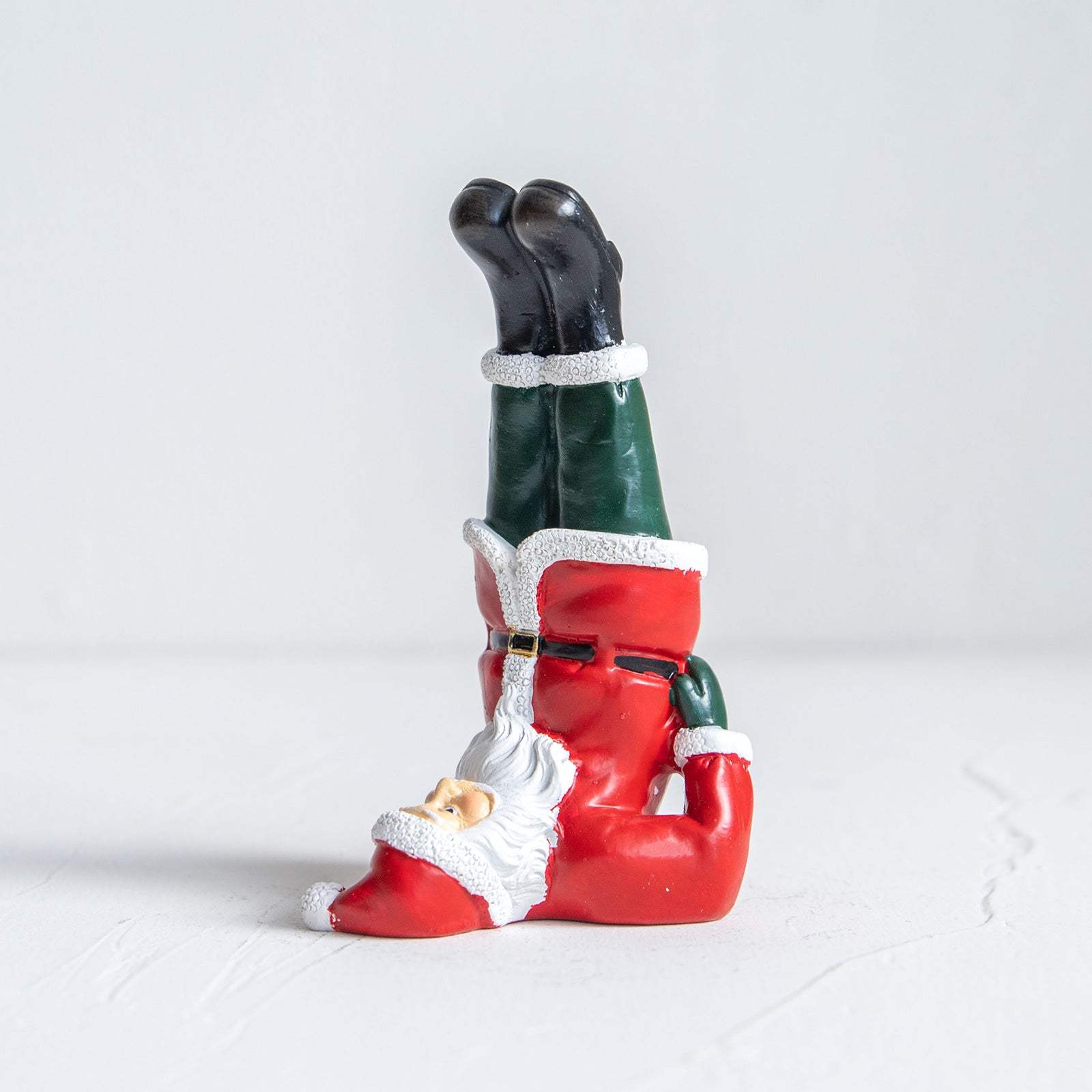 クリスマスドール　ヨガサンタ ポーズL