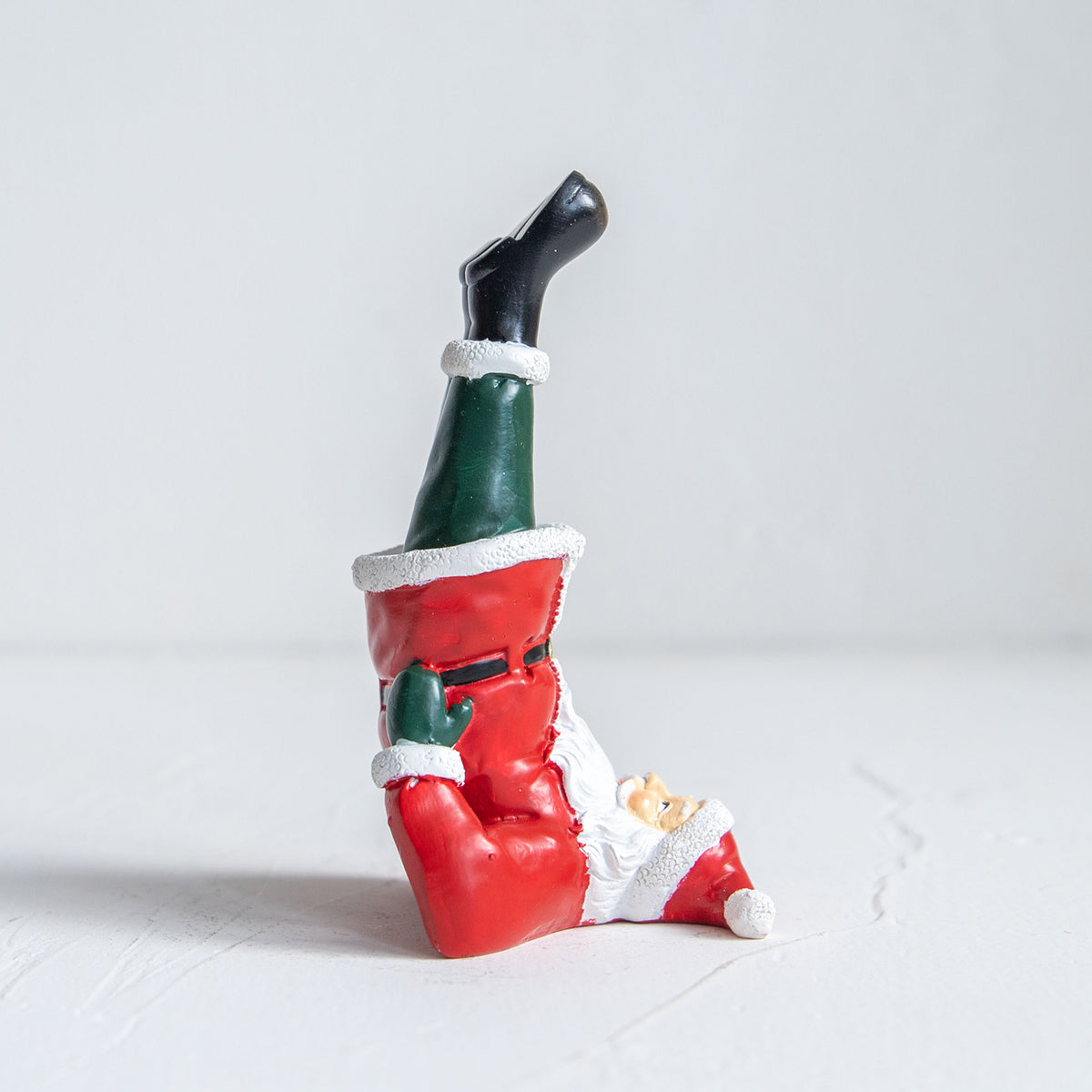 クリスマスドール　ヨガサンタ ポーズL