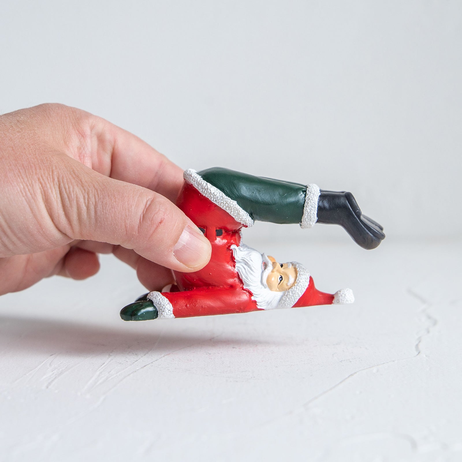 クリスマスドール　ヨガサンタ ポーズN