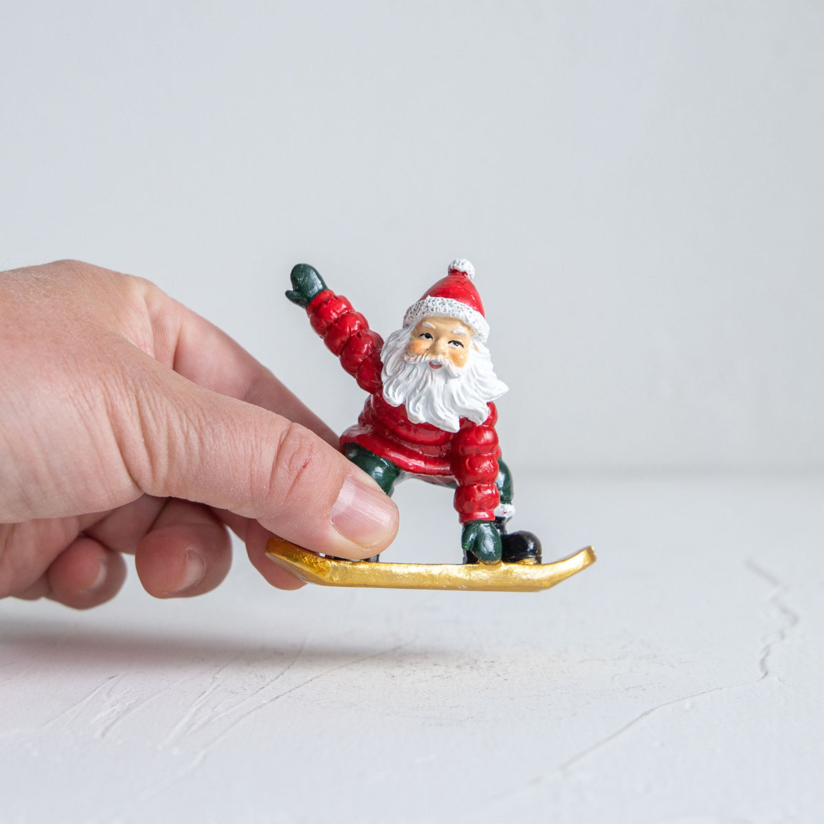 クリスマスドール　スポーツサンタ スノーボード