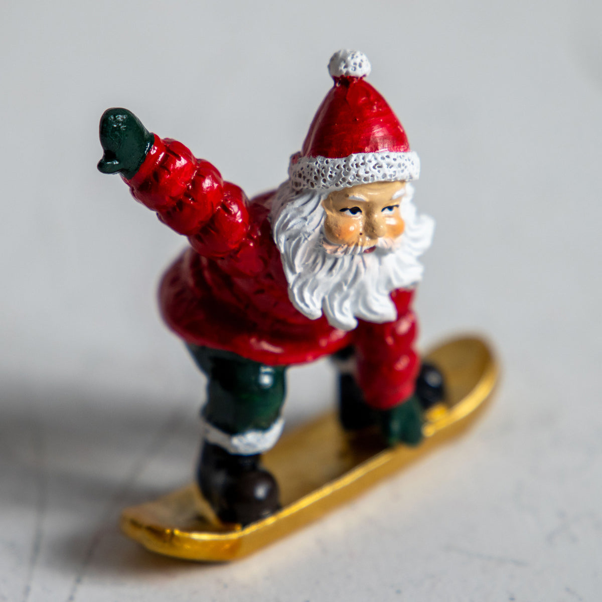 クリスマスドール　スポーツサンタ スノーボード