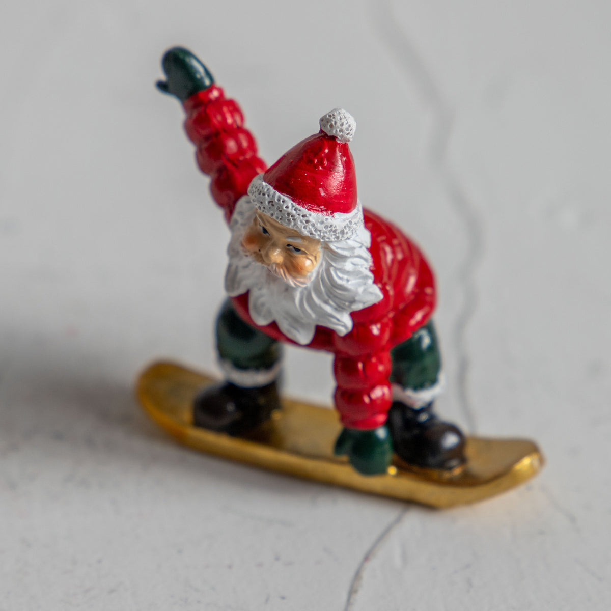 クリスマスドール　スポーツサンタ スノーボード