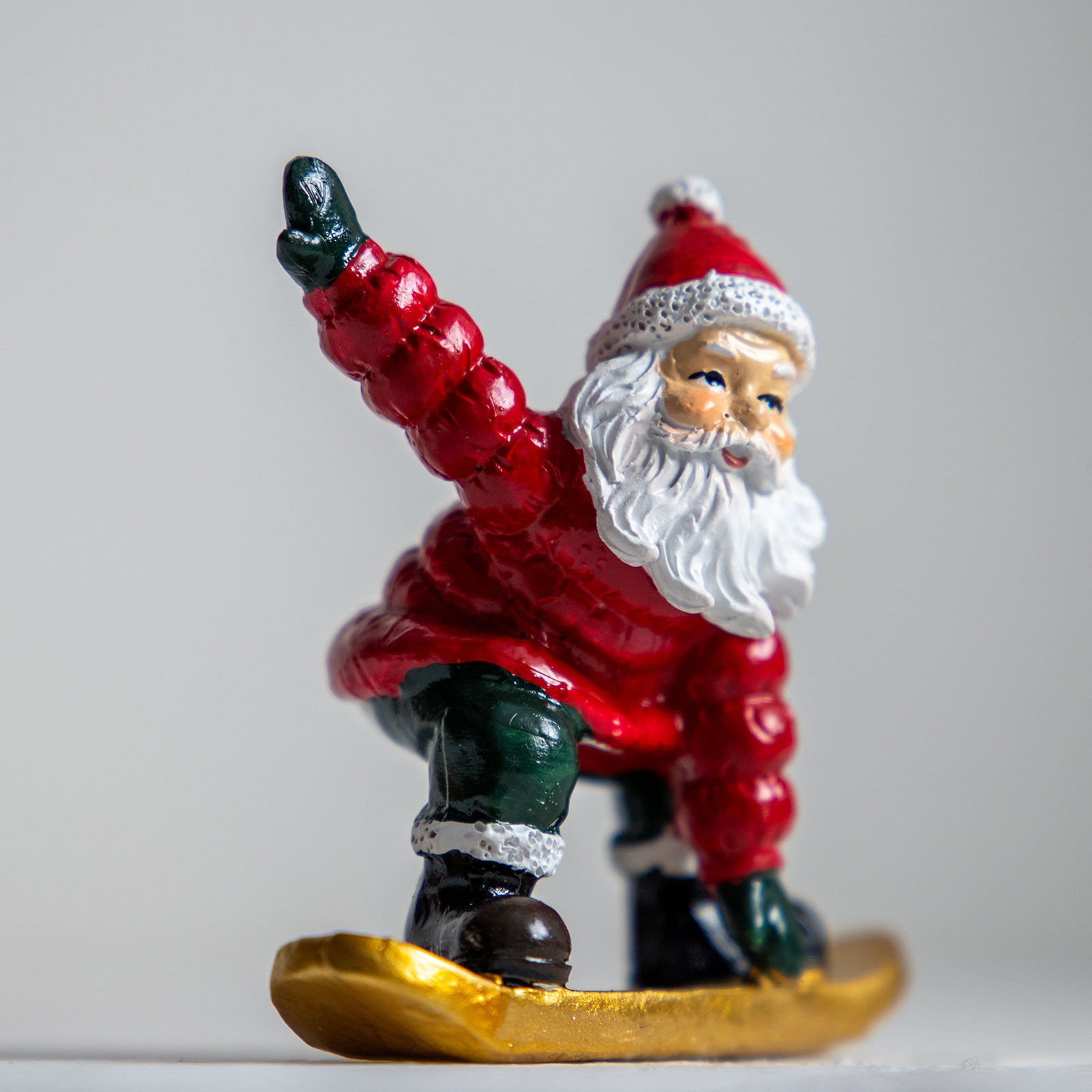 クリスマスドール　スポーツサンタ スノーボード