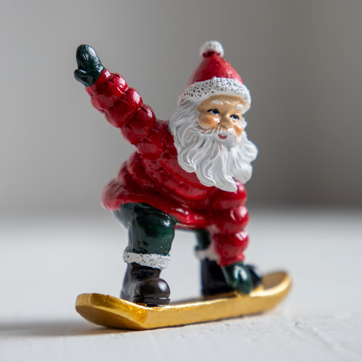 クリスマスドール　スポーツサンタ スノーボード