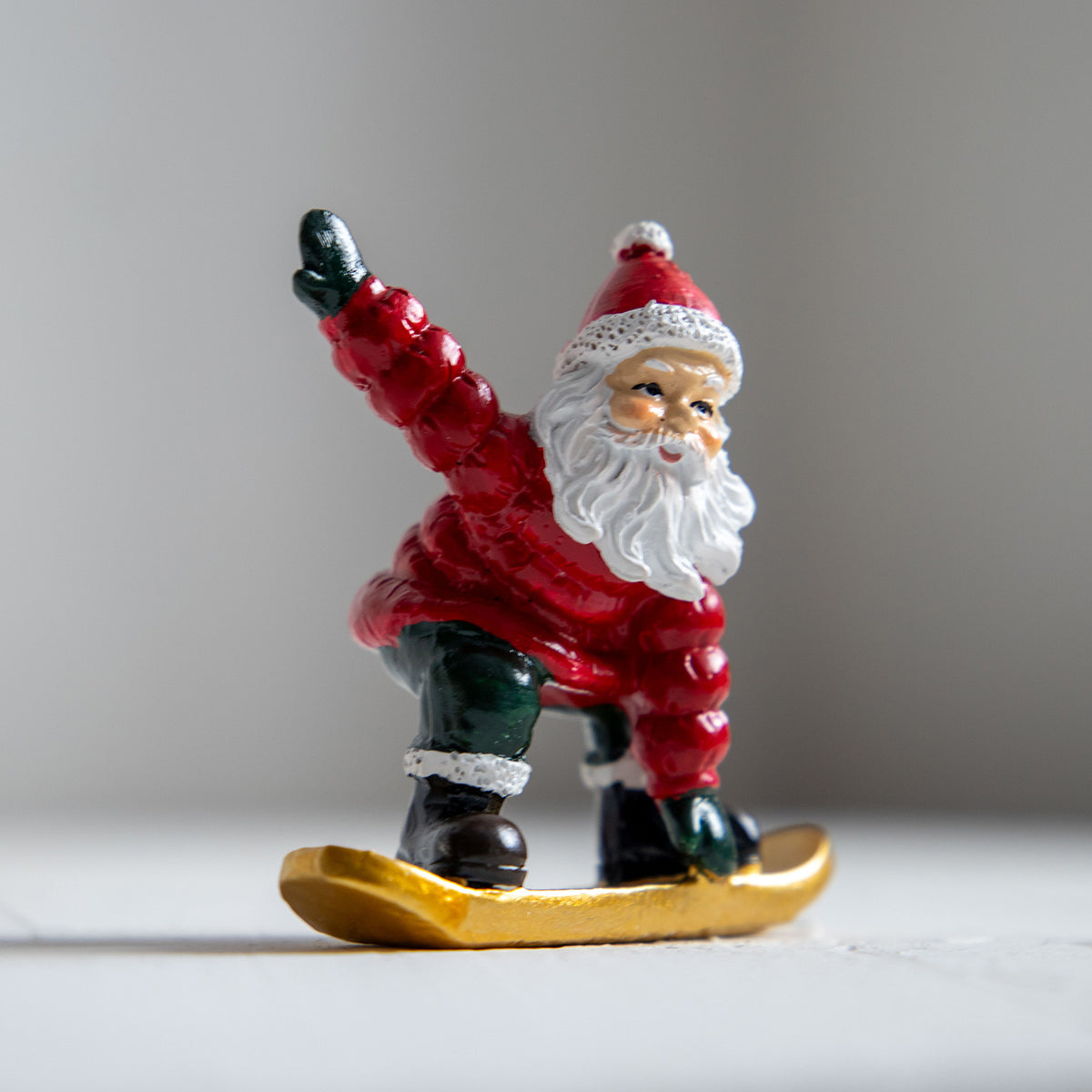 クリスマスドール　スポーツサンタ スノーボード