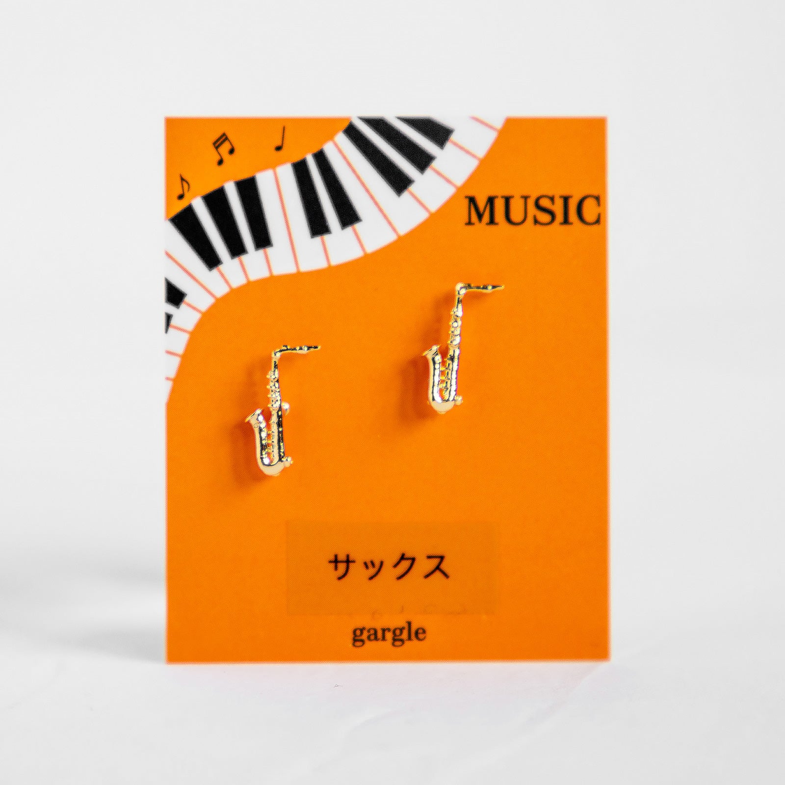 gargle/ガーグル　ミニ楽器 サックス ピアス