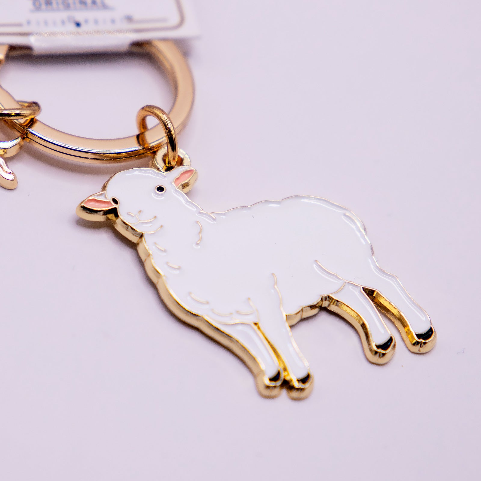 キーホルダー　アニマルキーリング ヒツジ