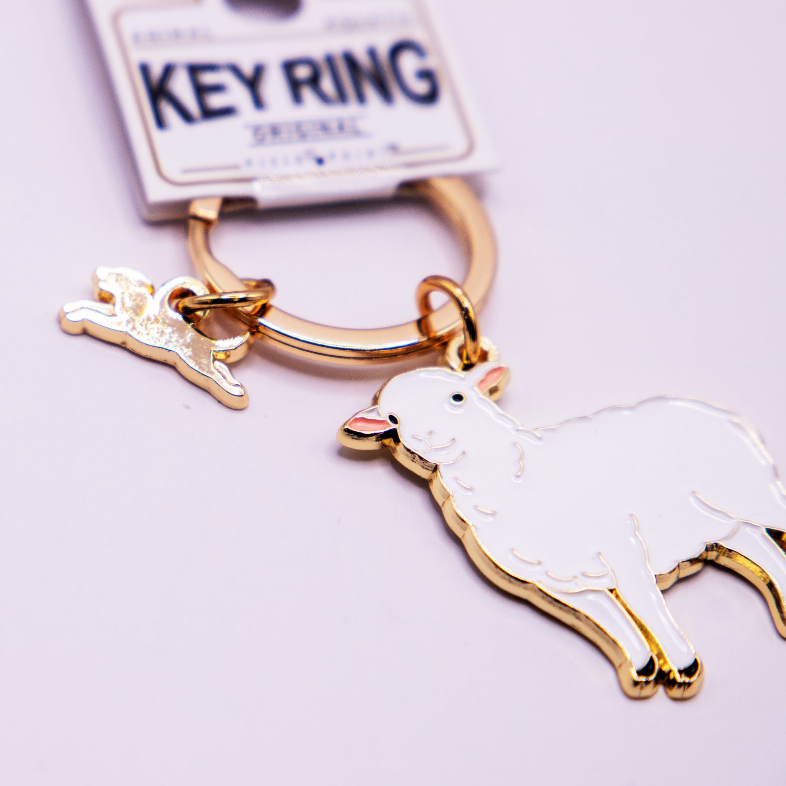 キーホルダー　アニマルキーリング ヒツジ