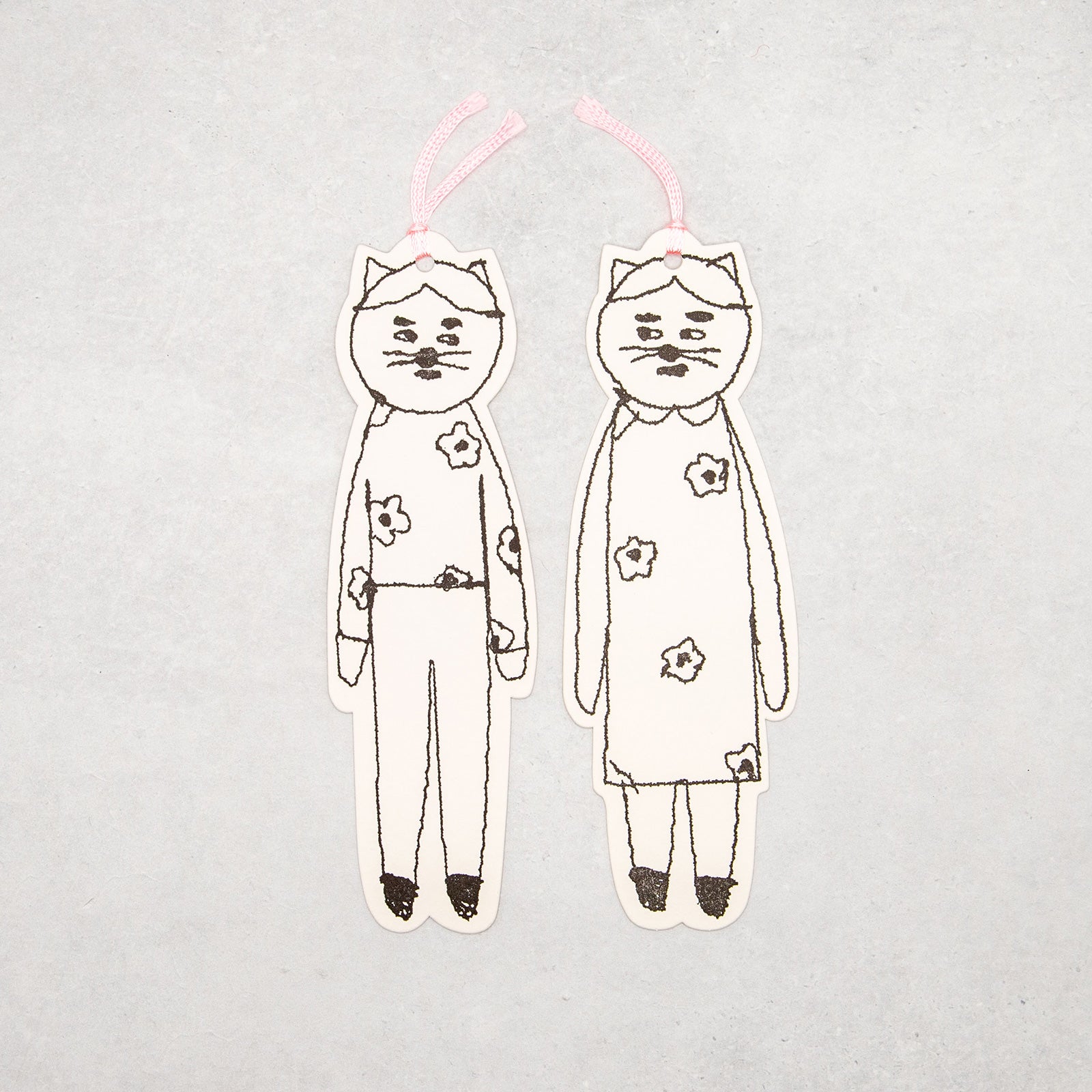 どーぶつしおり二枚入り(双子猫)